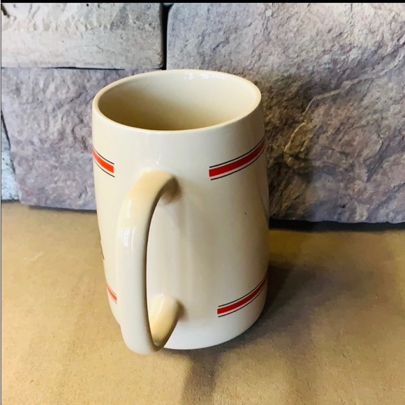 Mug | Tan Retro I LOVE BEER Mug | Ceramic 80’s Cup | Vintage Decor - Picture 4 of 5